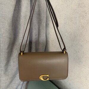 NWT Coach Bandit Shoulder Bag Dark Stone